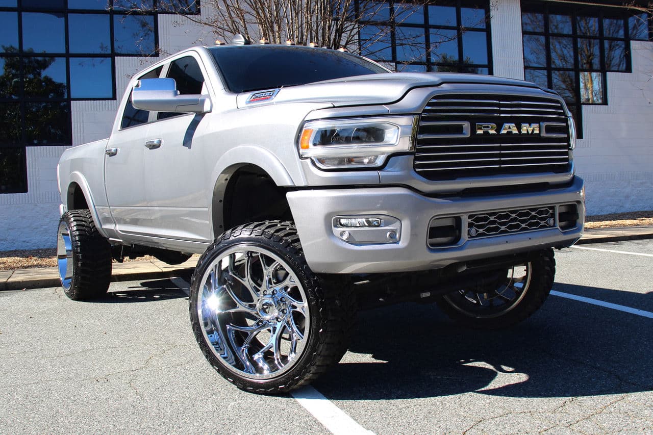 Front view of 2020 Ram 2500 with truck suv wheels