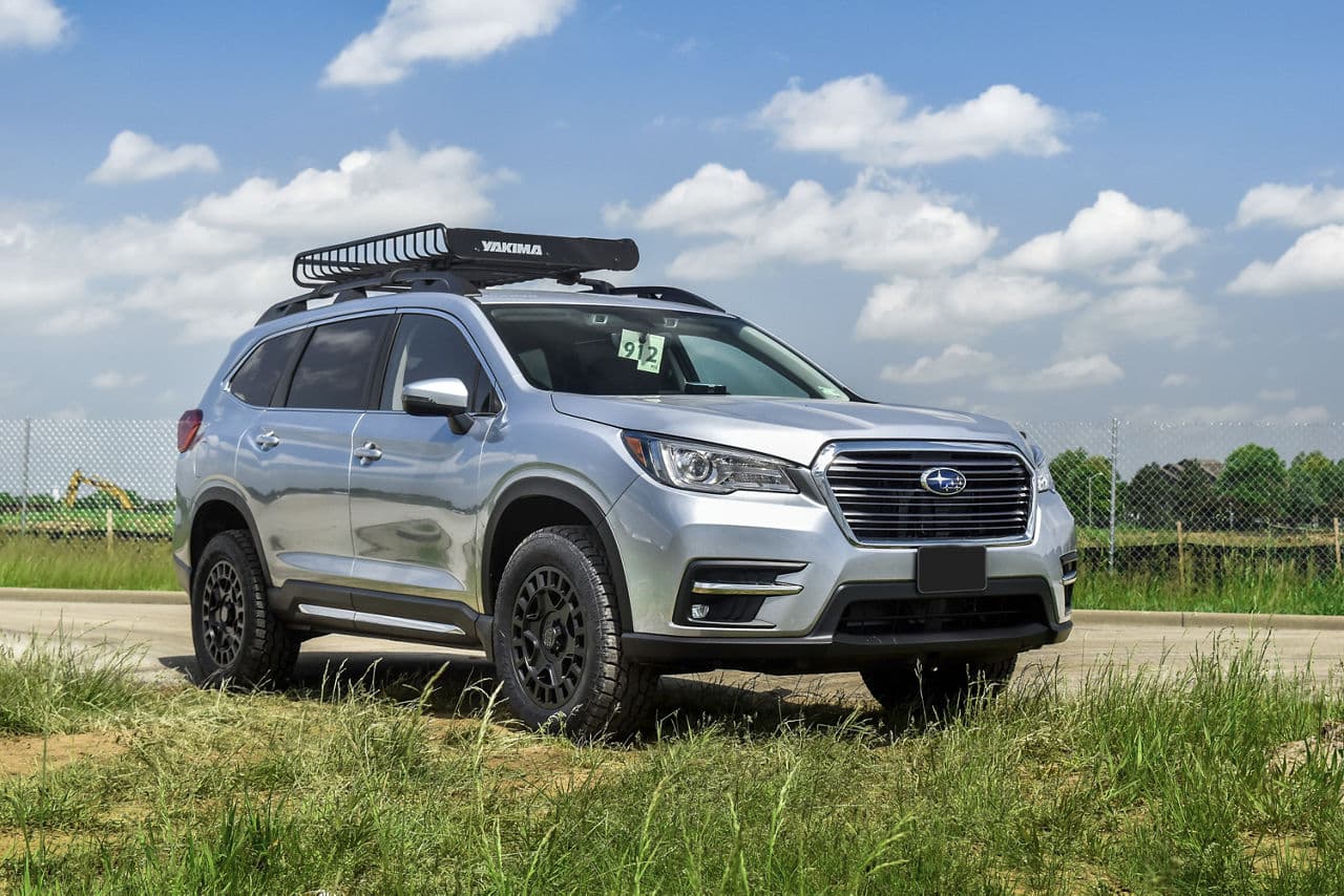 Interior of 2020 Subaru Ascent with wheels