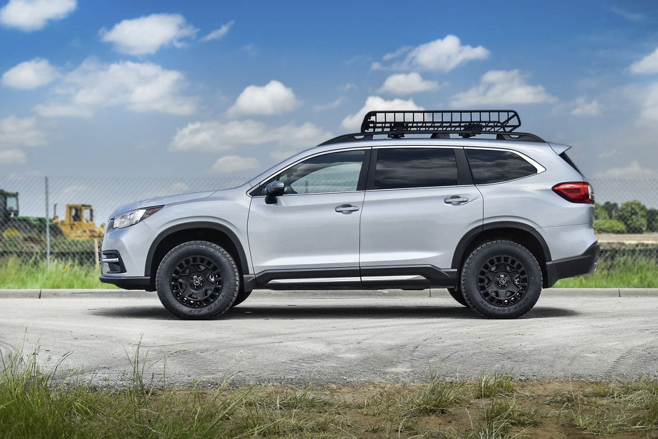 Detail view of 2020 Subaru Ascent with wheels