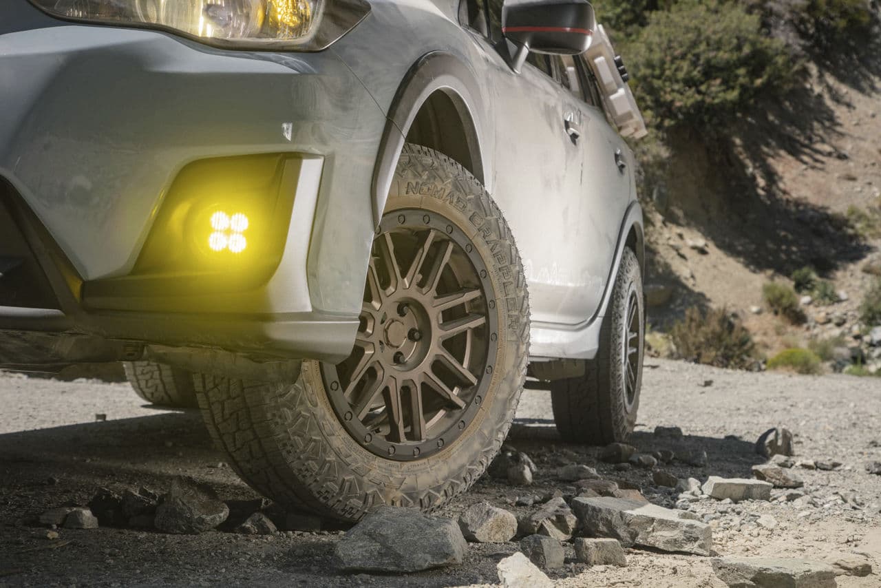Side profile of 2020 Subaru Crosstrek with wheels