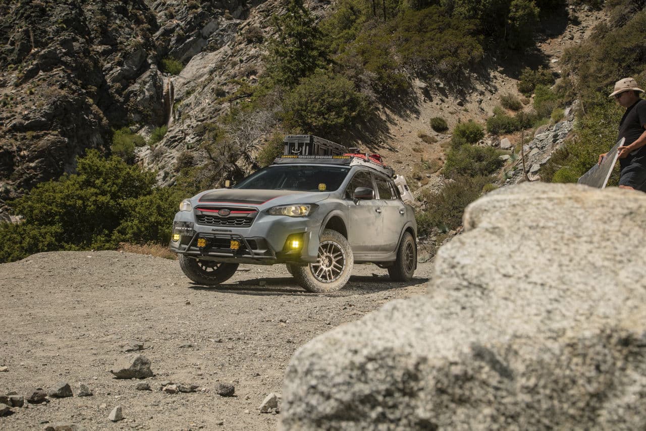 Detail view of 2020 Subaru Crosstrek with wheels