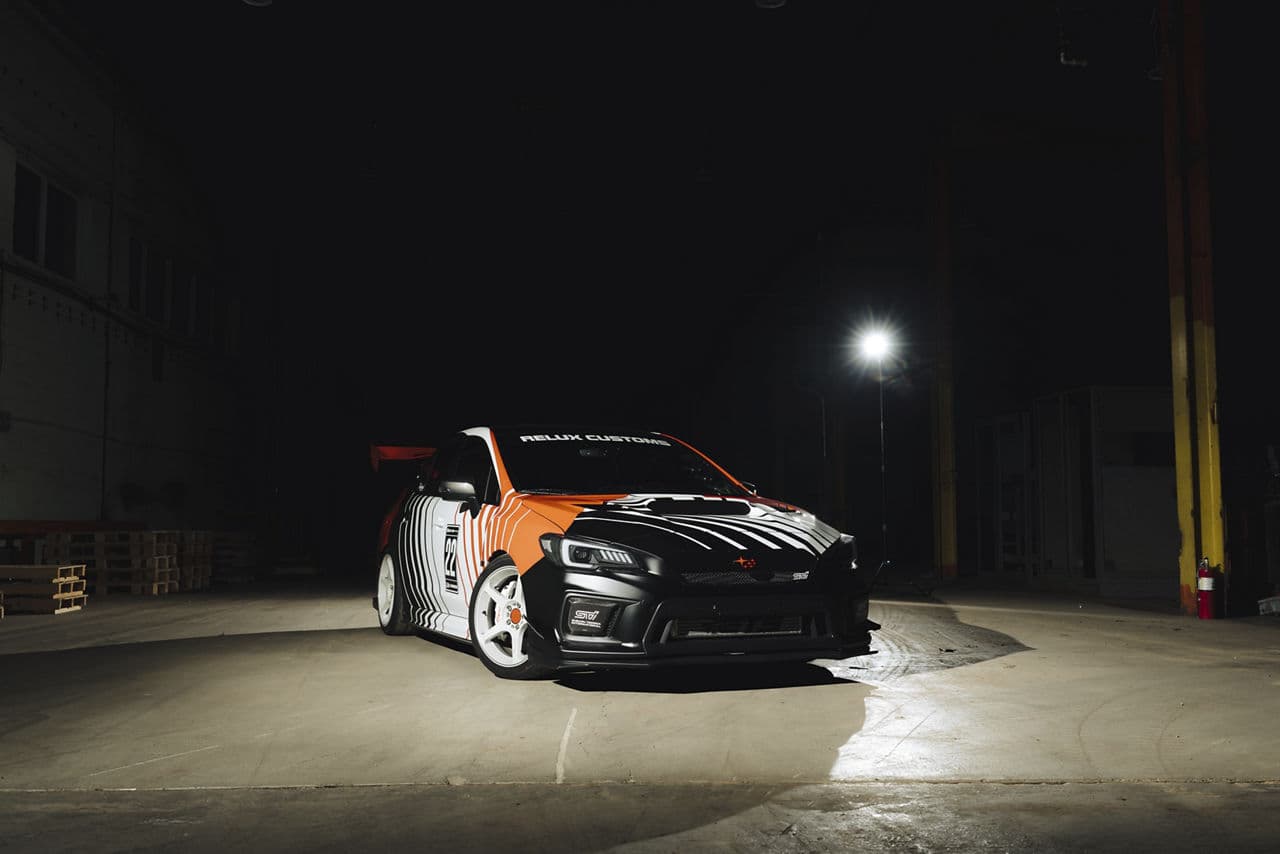 Interior of 2020 Subaru WRX STI with wheels