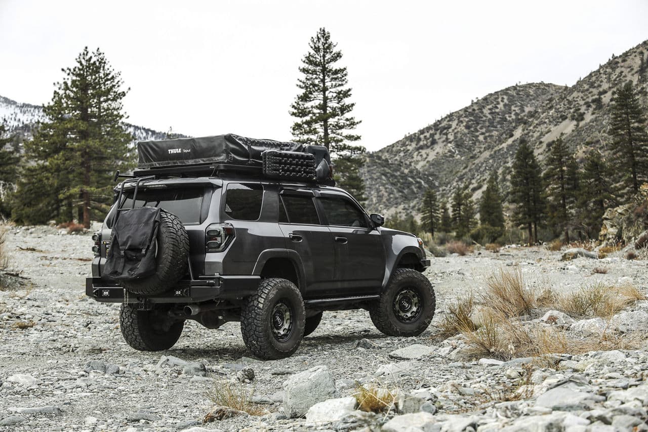 Interior of 2020 Toyota 4Runner with truck suv wheels