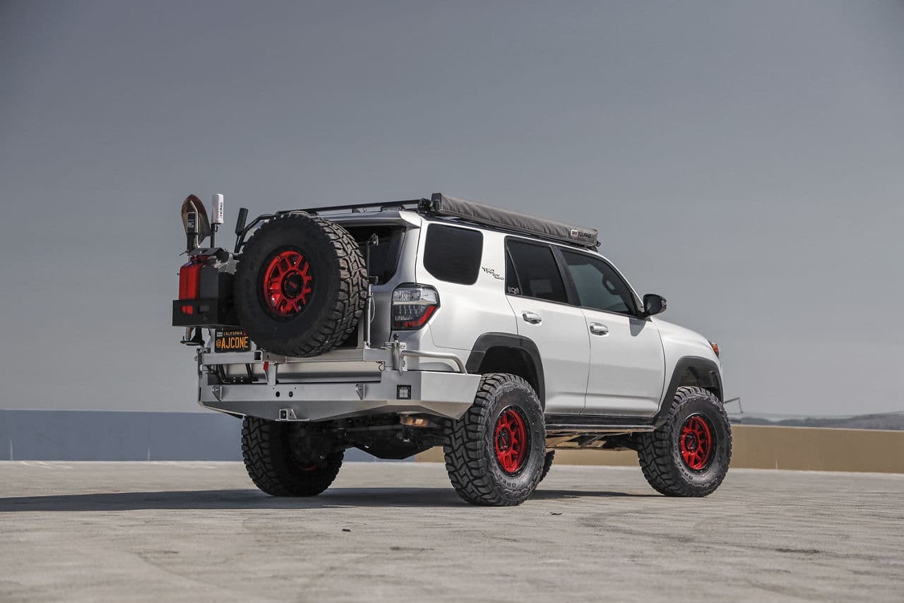 Front view of 2020 Toyota 4Runner with truck suv wheels