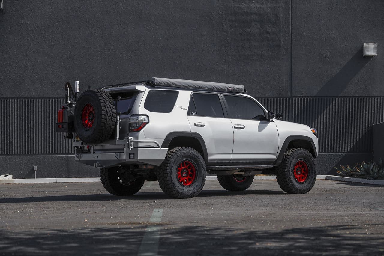 Side profile of 2020 Toyota 4Runner with truck suv wheels