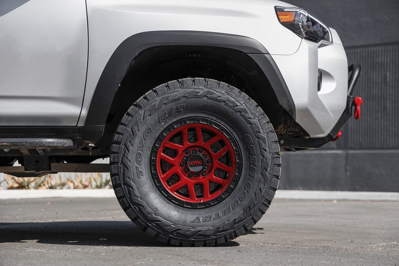 Interior of 2020 Toyota 4Runner with truck suv wheels