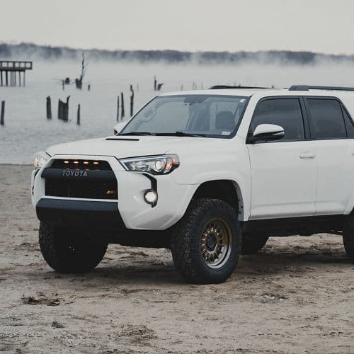 Detail view of 2020 Toyota 4Runner with truck suv wheels