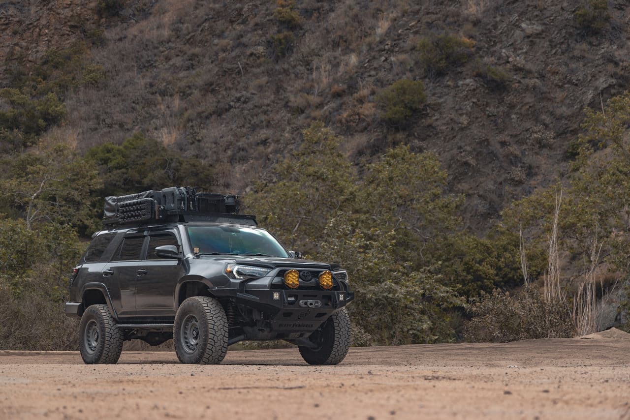 Front view of 2020 Toyota 4Runner with truck suv wheels