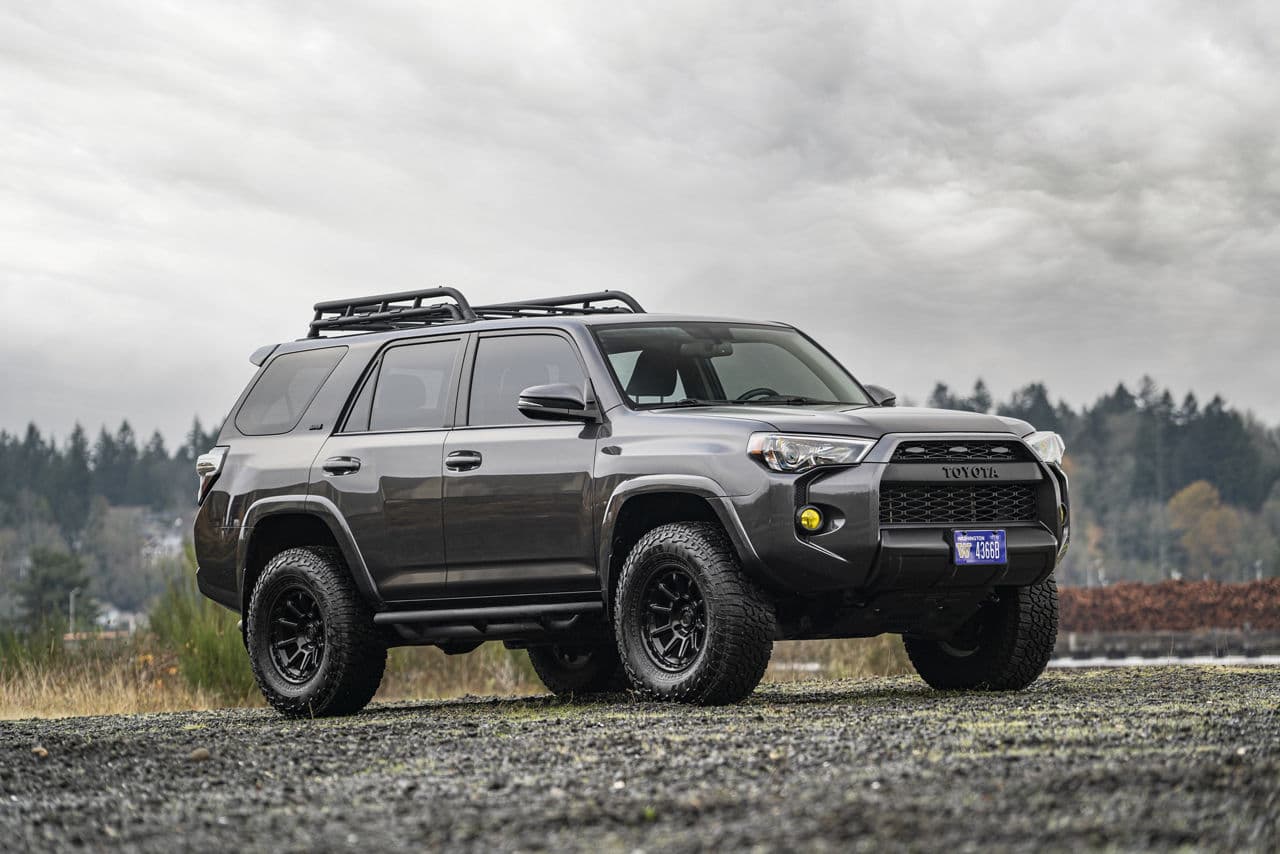 Front view of 2020 Toyota 4Runner with truck suv wheels