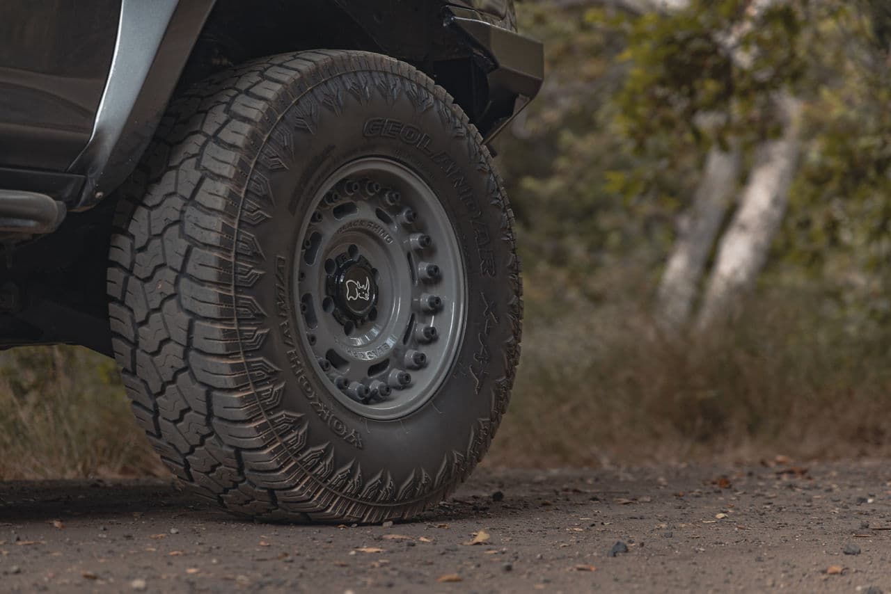 Side profile of 2020 Toyota 4Runner with truck suv wheels