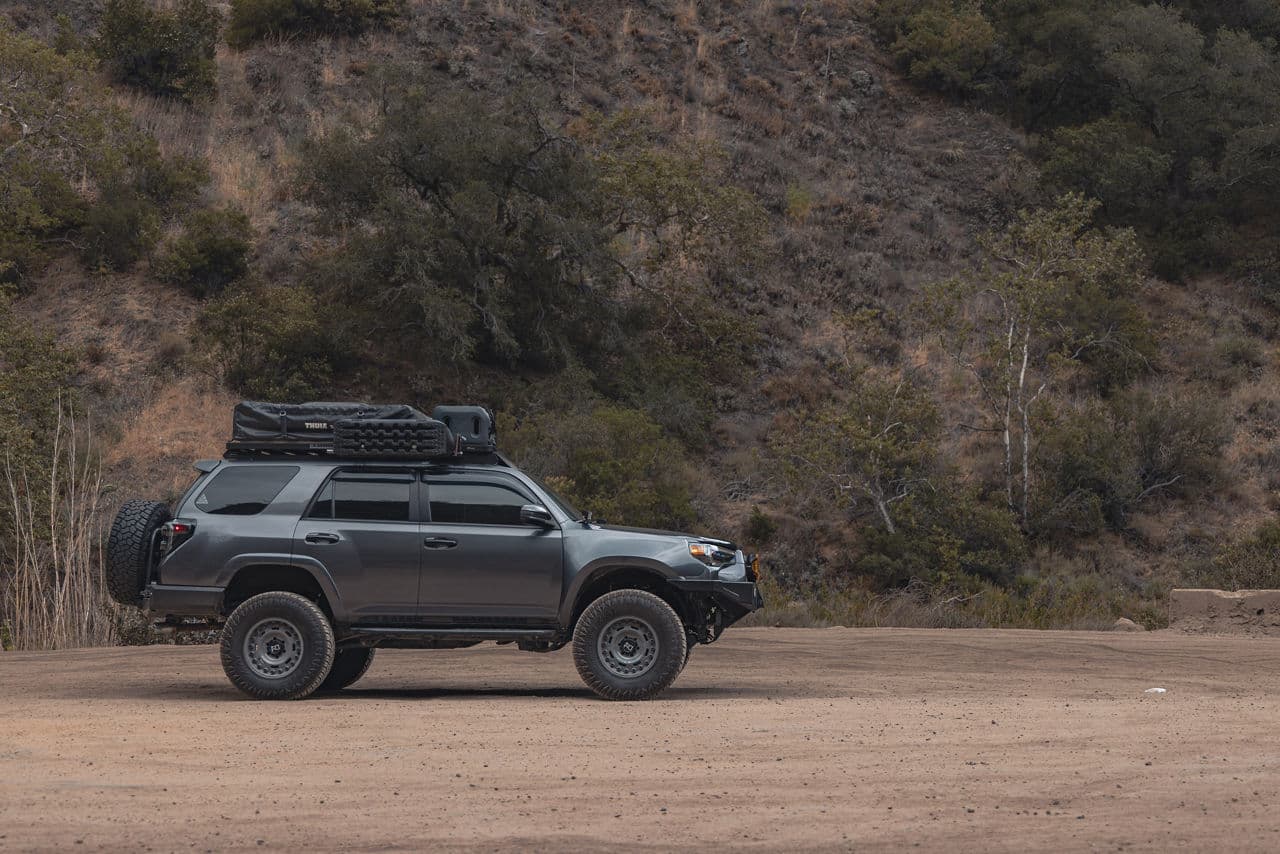 Rear view of 2020 Toyota 4Runner with truck suv wheels