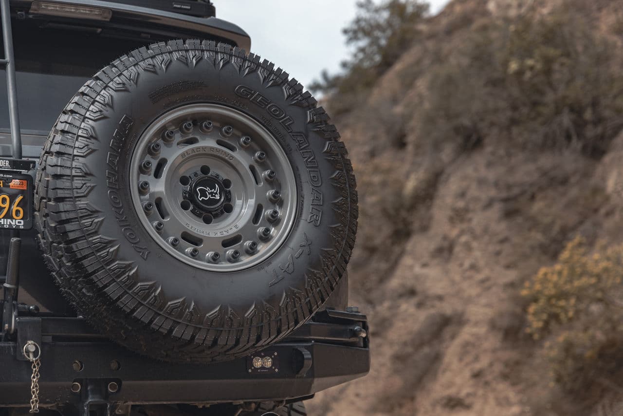 Detail view of 2020 Toyota 4Runner with truck suv wheels