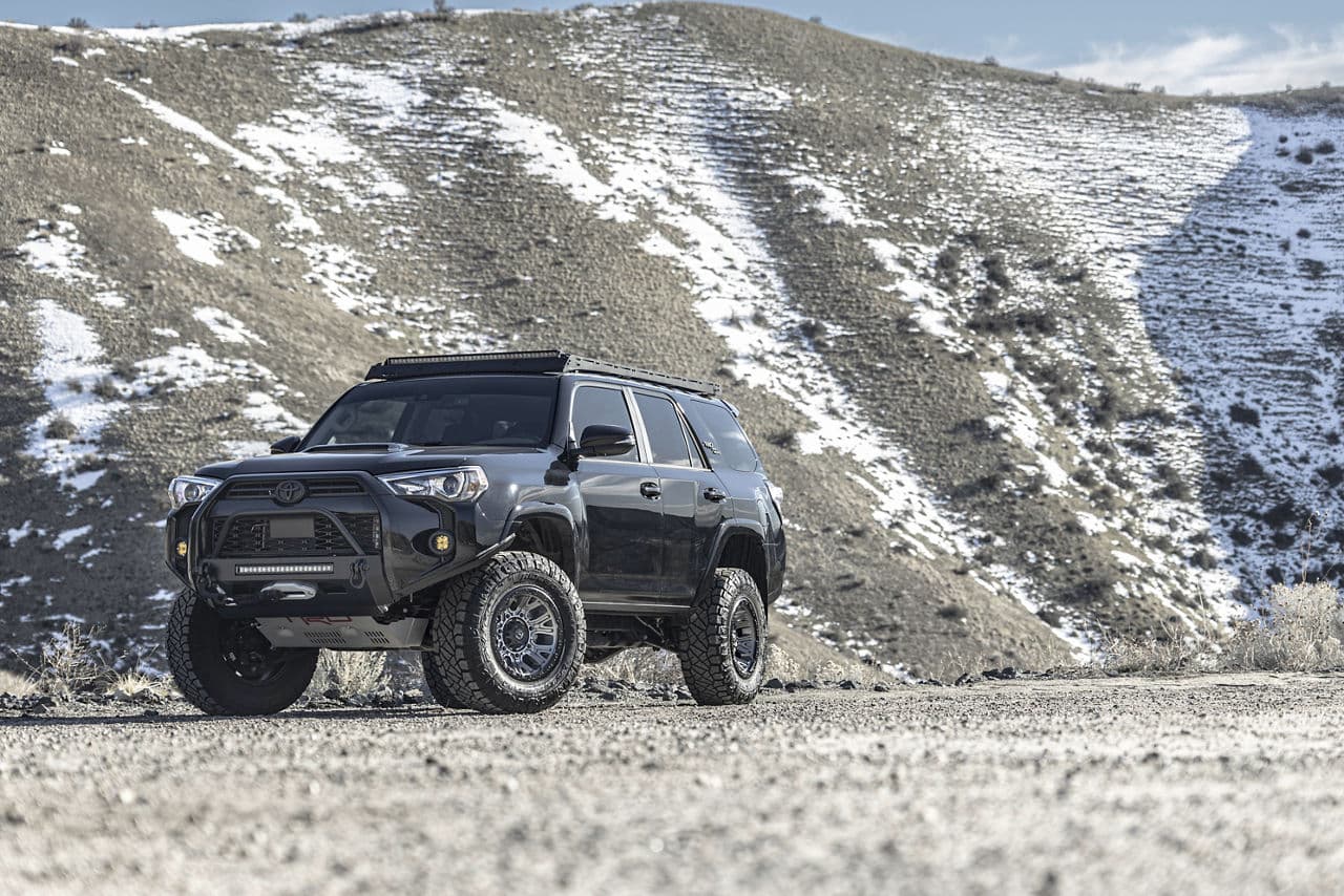 Front view of 2020 Toyota 4Runner with wheels