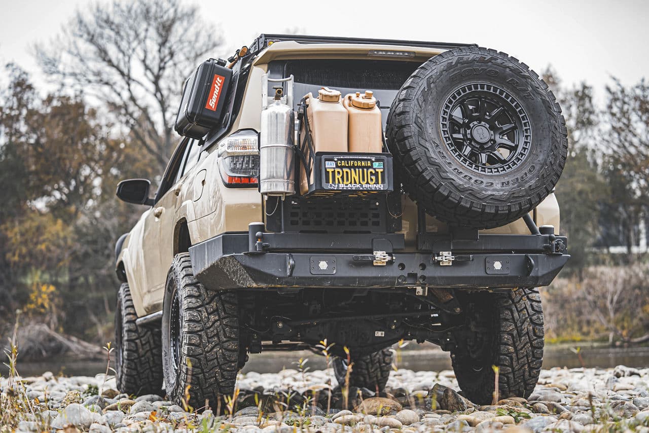 Rear view of 2020 Toyota 4Runner with wheels