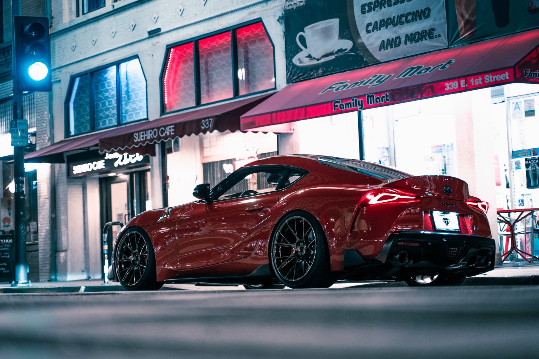 2020 Toyota Supra — vehicle wraps, interior