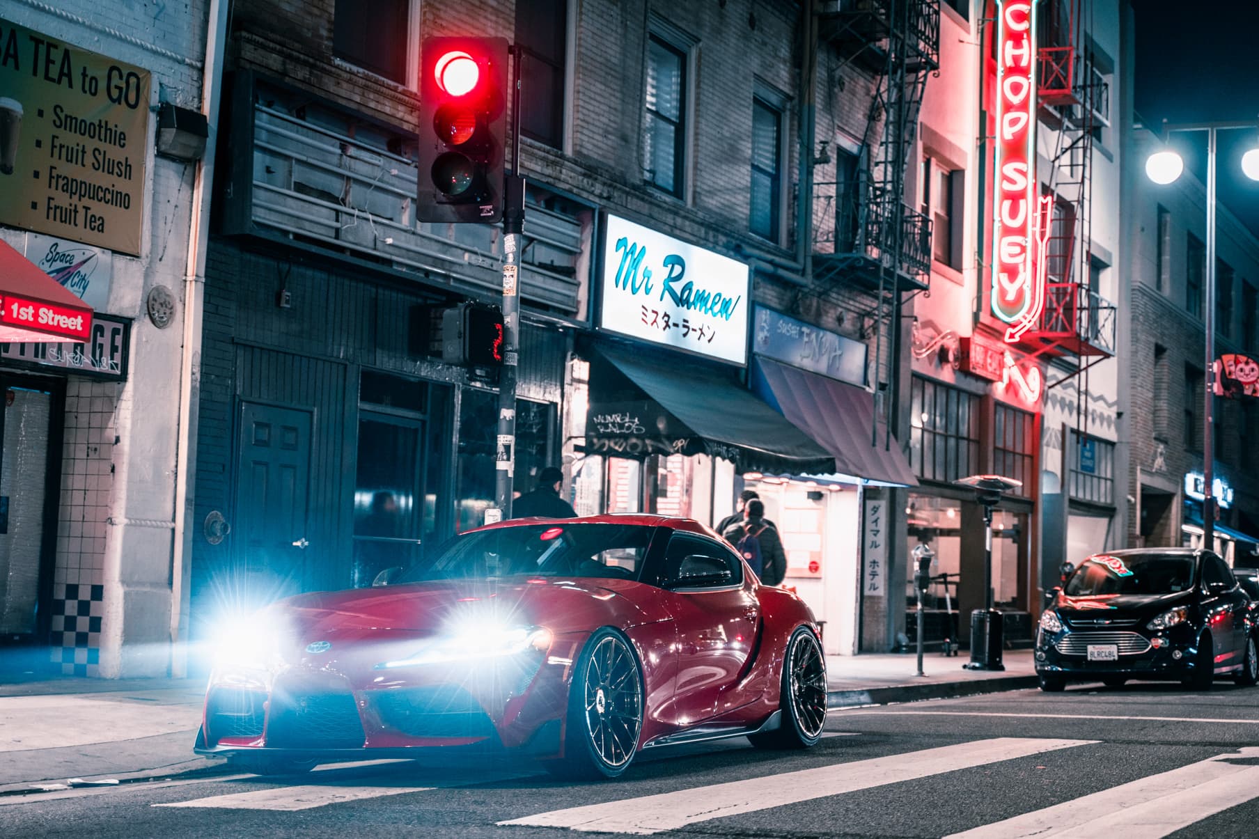 2020 Toyota Supra — vehicle wraps, detail view