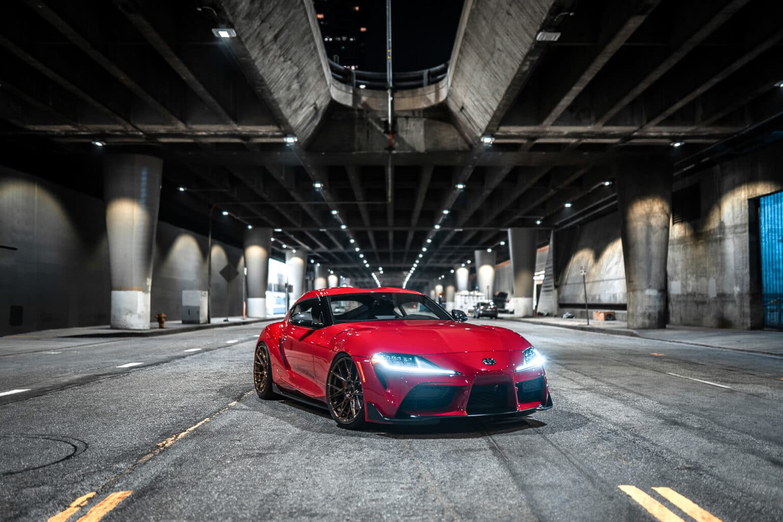 2020 Toyota Supra — wheels, front view