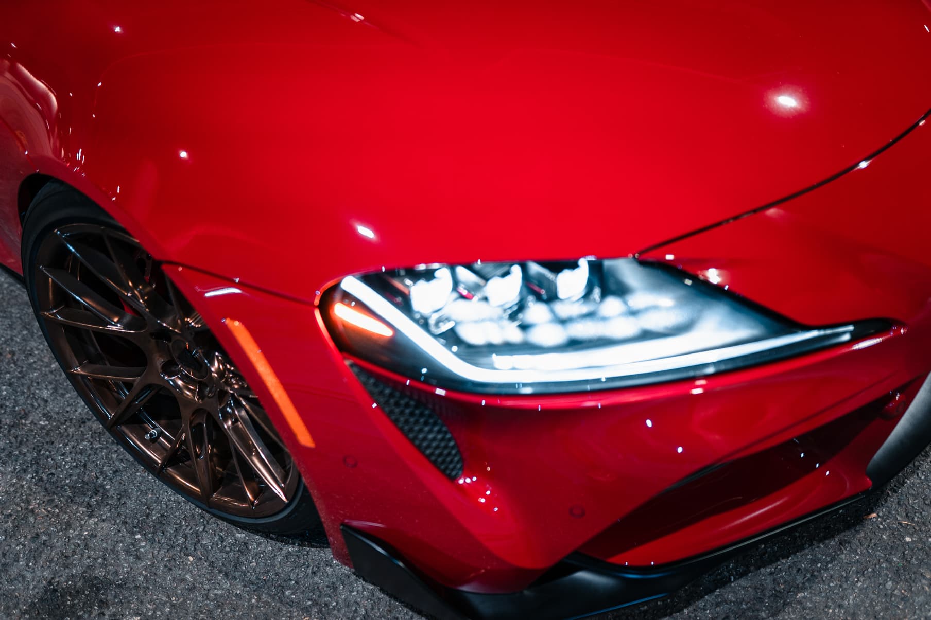 2020 Toyota Supra — wheels, rear view