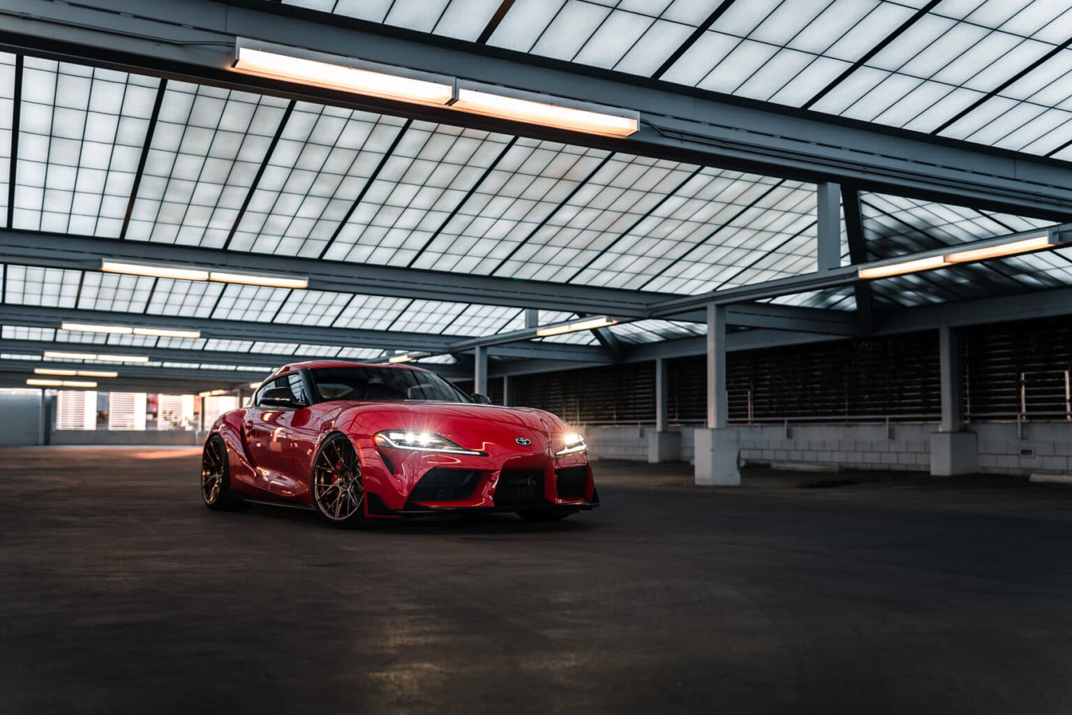 2020 Toyota Supra — wheels, front view