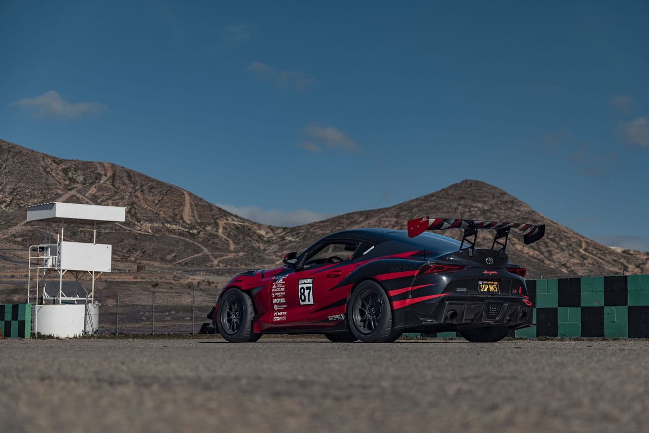 Detail view of 2020 Toyota Supra with wheels