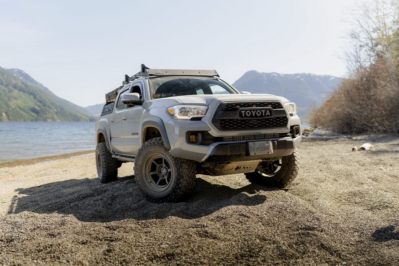 Interior of 2020 Toyota Tacoma with wheels