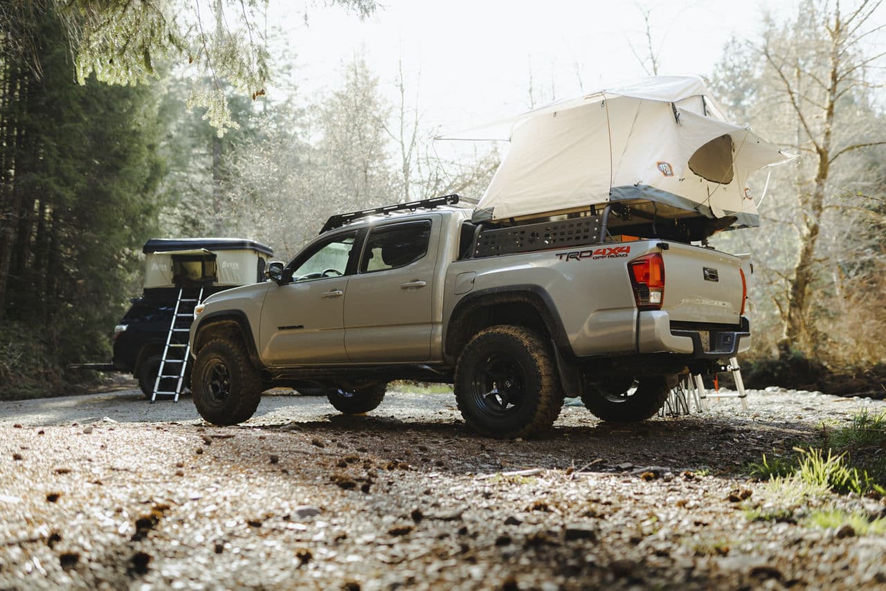 Detail view of 2020 Toyota Tacoma with wheels