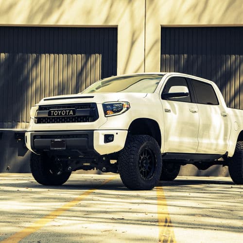 Interior of 2020 Toyota Tundra with truck suv wheels