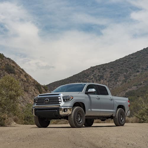 Detail view of 2020 Toyota Tundra with truck suv wheels