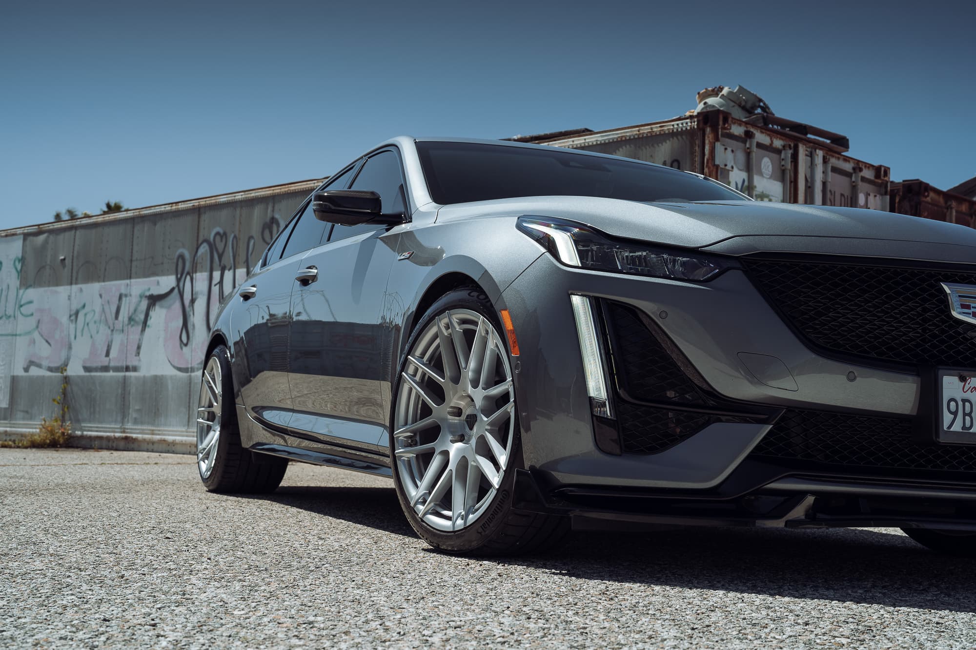 2021 Cadillac CT5-V — wheels, rear view