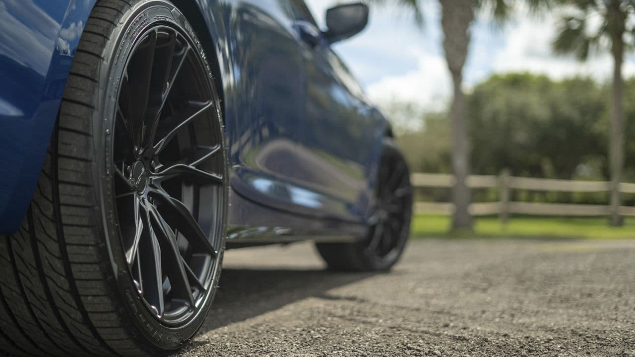 Rear view of 2021 Cadillac CTS-V with wheels