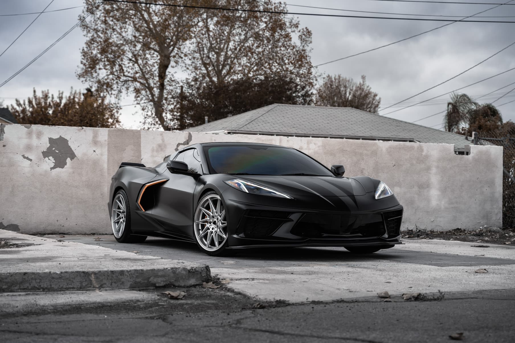 2021 Chevrolet Corvette C8 — custom build, front view