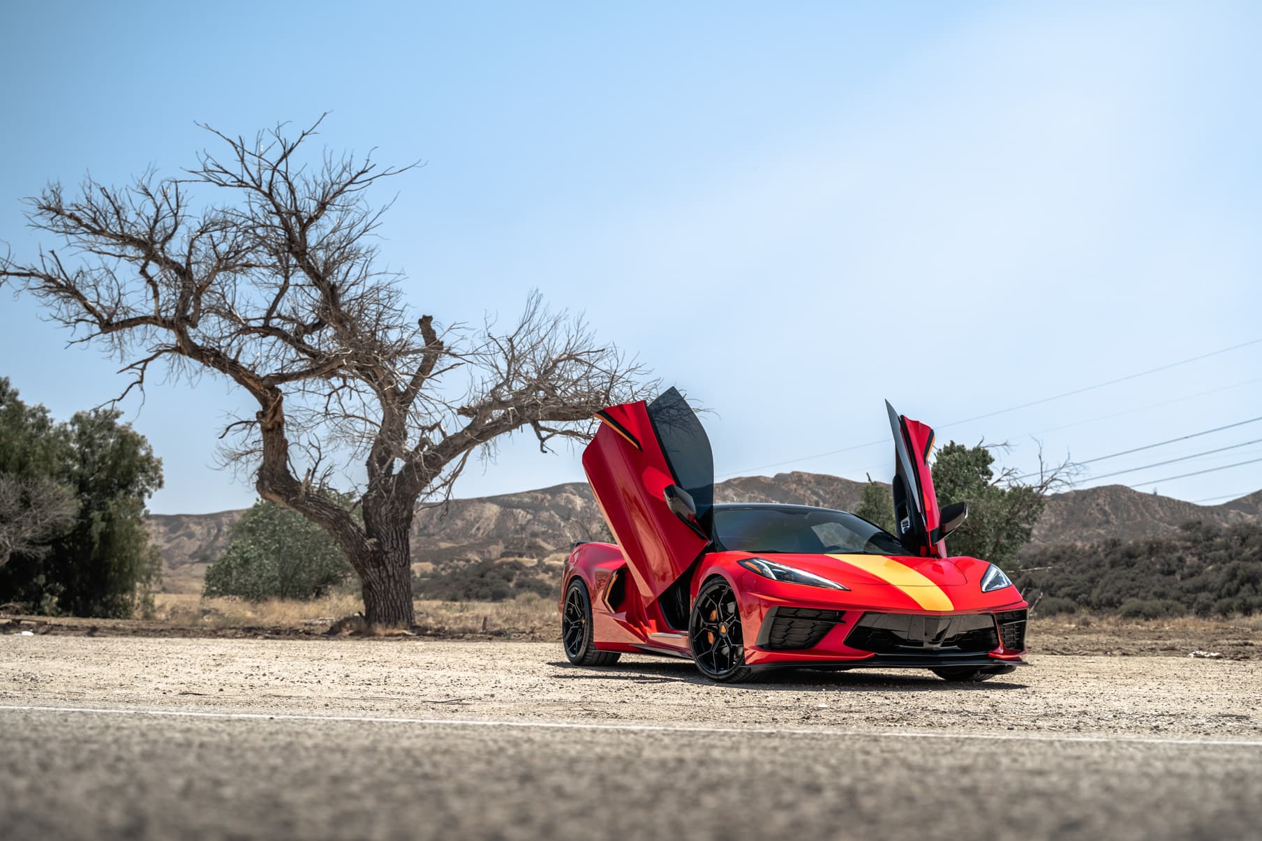 2021 Chevrolet Corvette C8 — custom build, front view