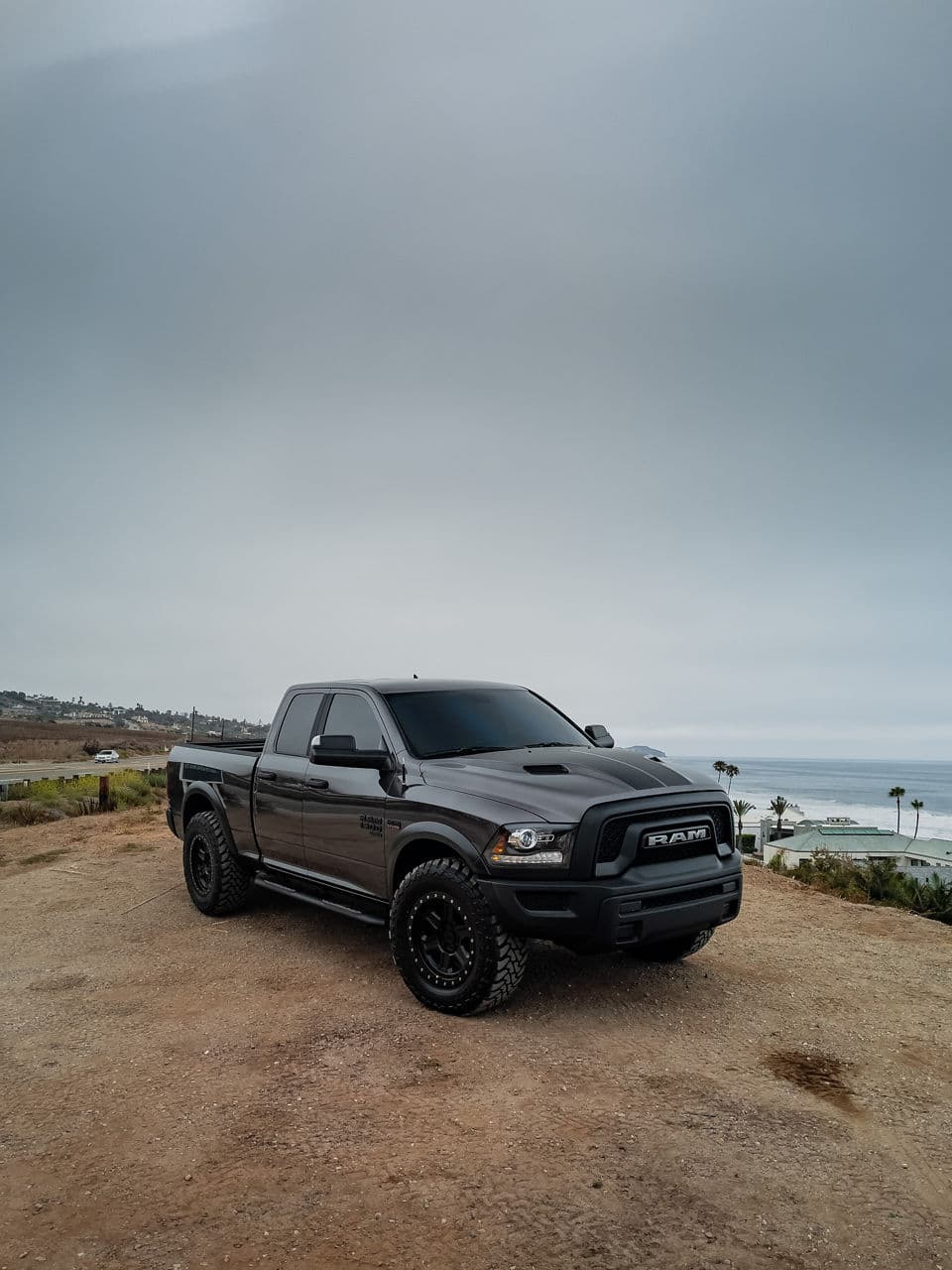 Interior of 2021 Dodge Ram 1500 with truck suv wheels
