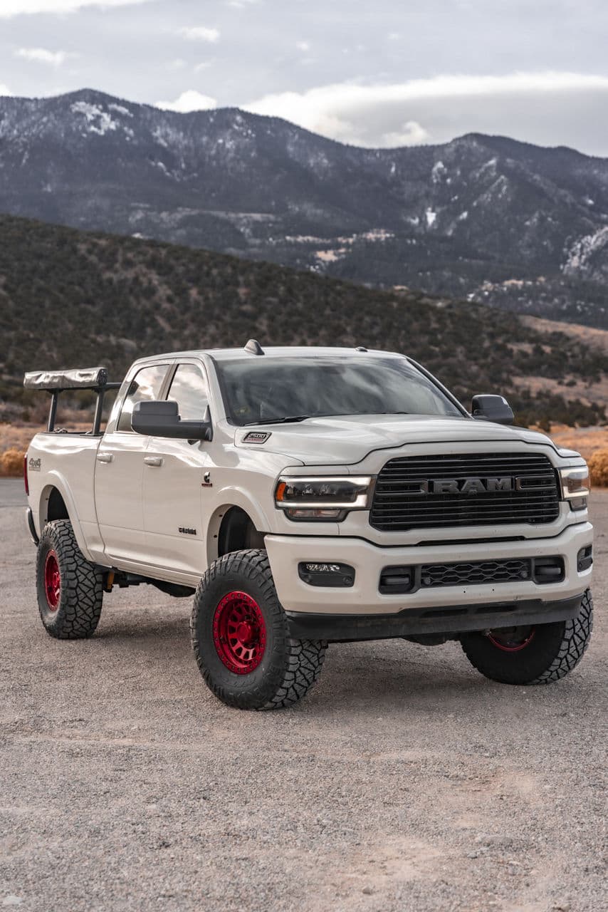 Interior of 2021 Dodge Ram 2500 with wheels