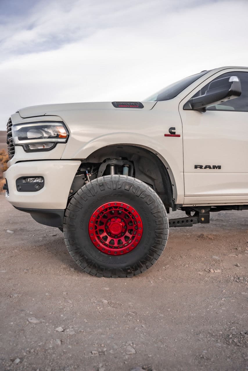 Detail view of 2021 Dodge Ram 2500 with wheels
