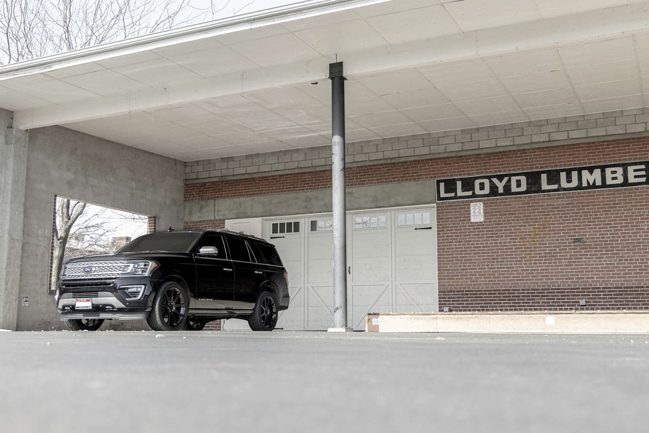 Interior of 2021 Ford Expedition with wheels