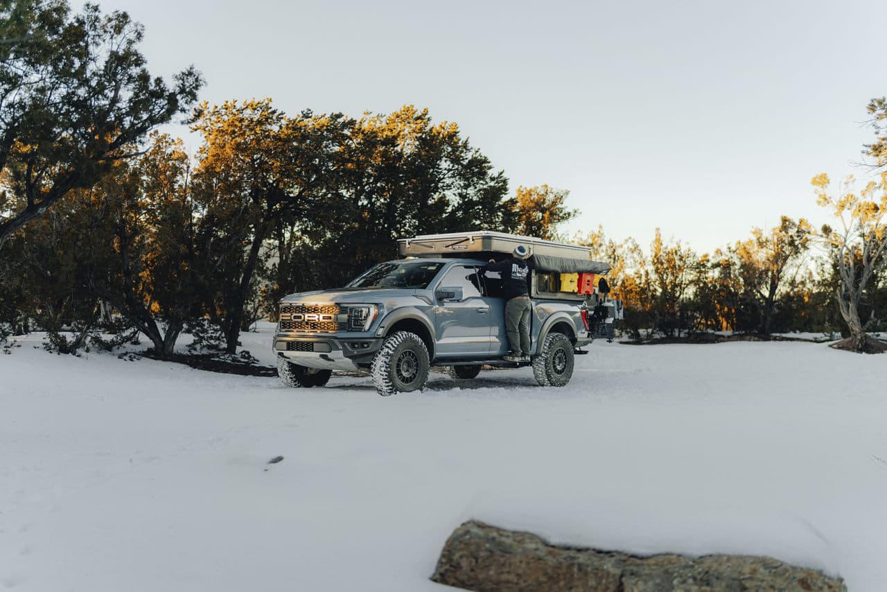 Front view of 2021 Ford F150 Raptor with wheels