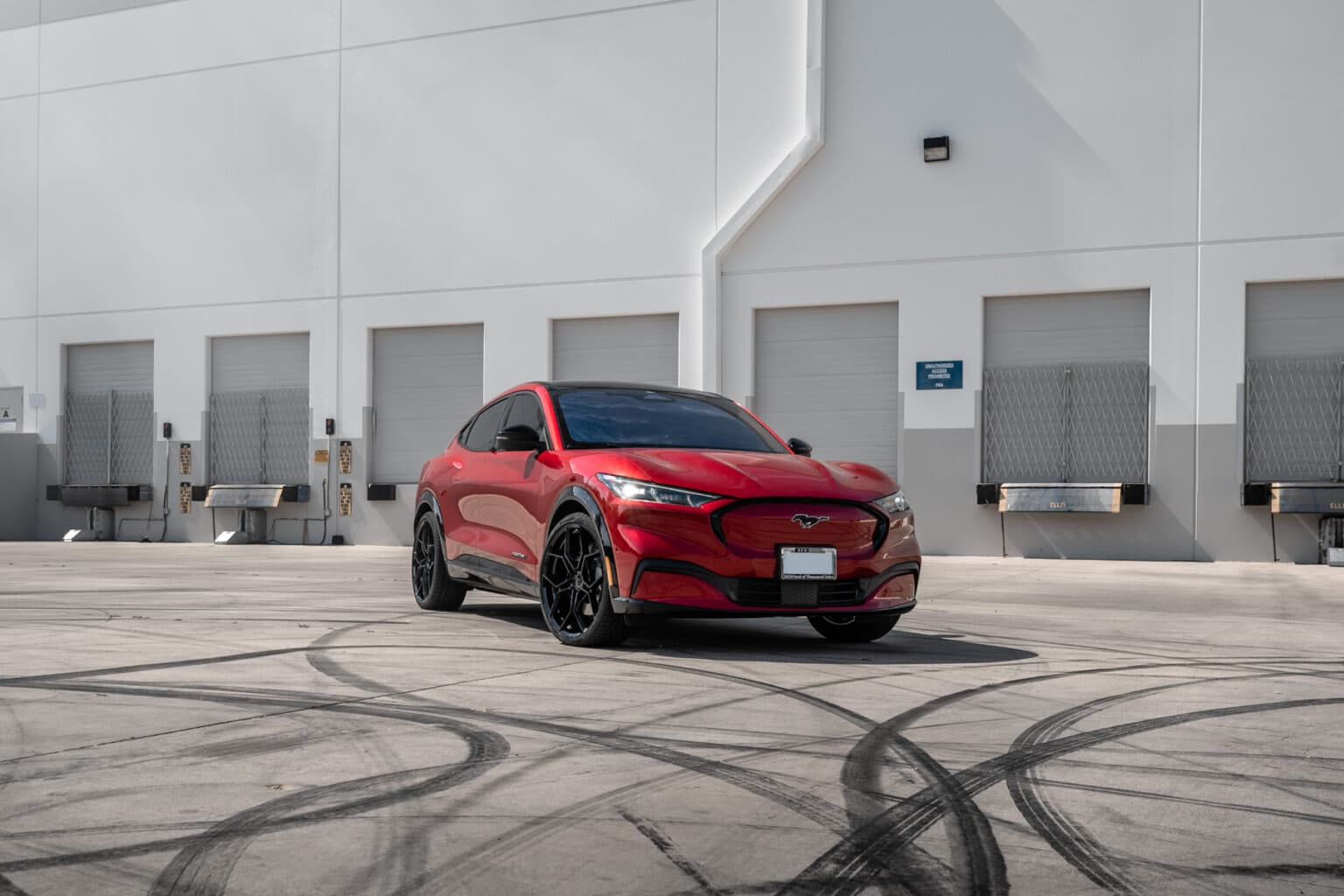 2021 Ford Mustang Mach-E — wheels, front view
