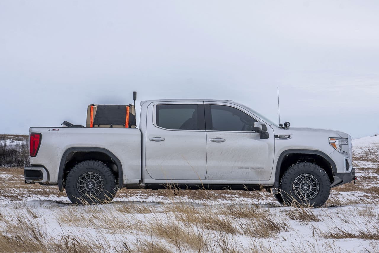 Interior of 2021 GMC Sierra 2500 with truck suv wheels