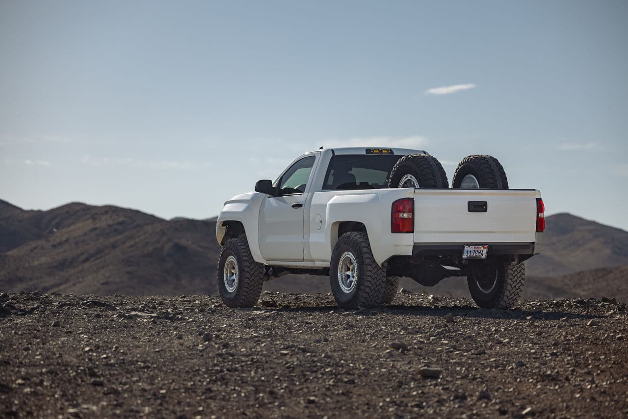 Interior of 2021 GMC Sierra with wheels