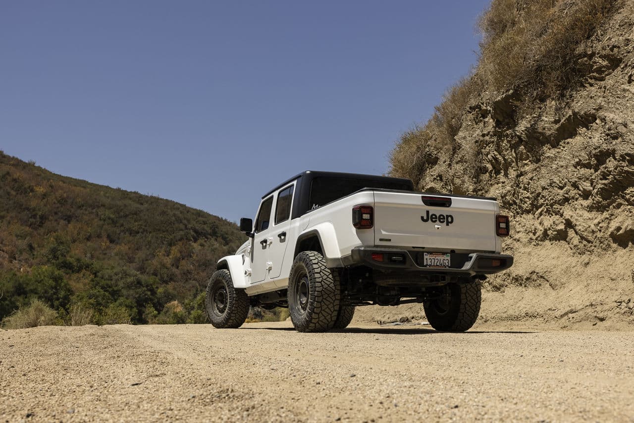 Interior of 2021 Jeep Gladiator with truck suv wheels