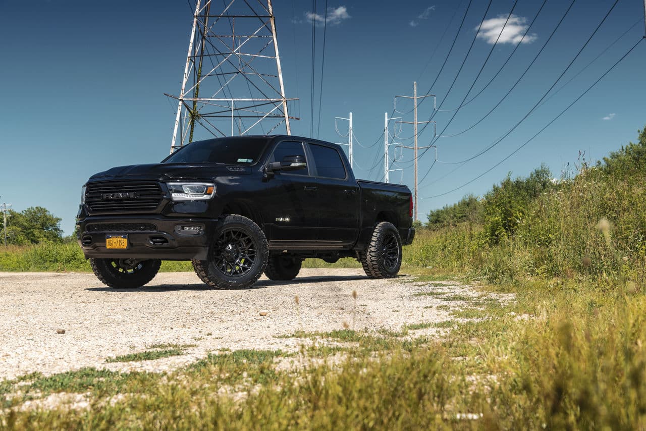 Front view of 2021 Ram 1500 Big Horn with wheels