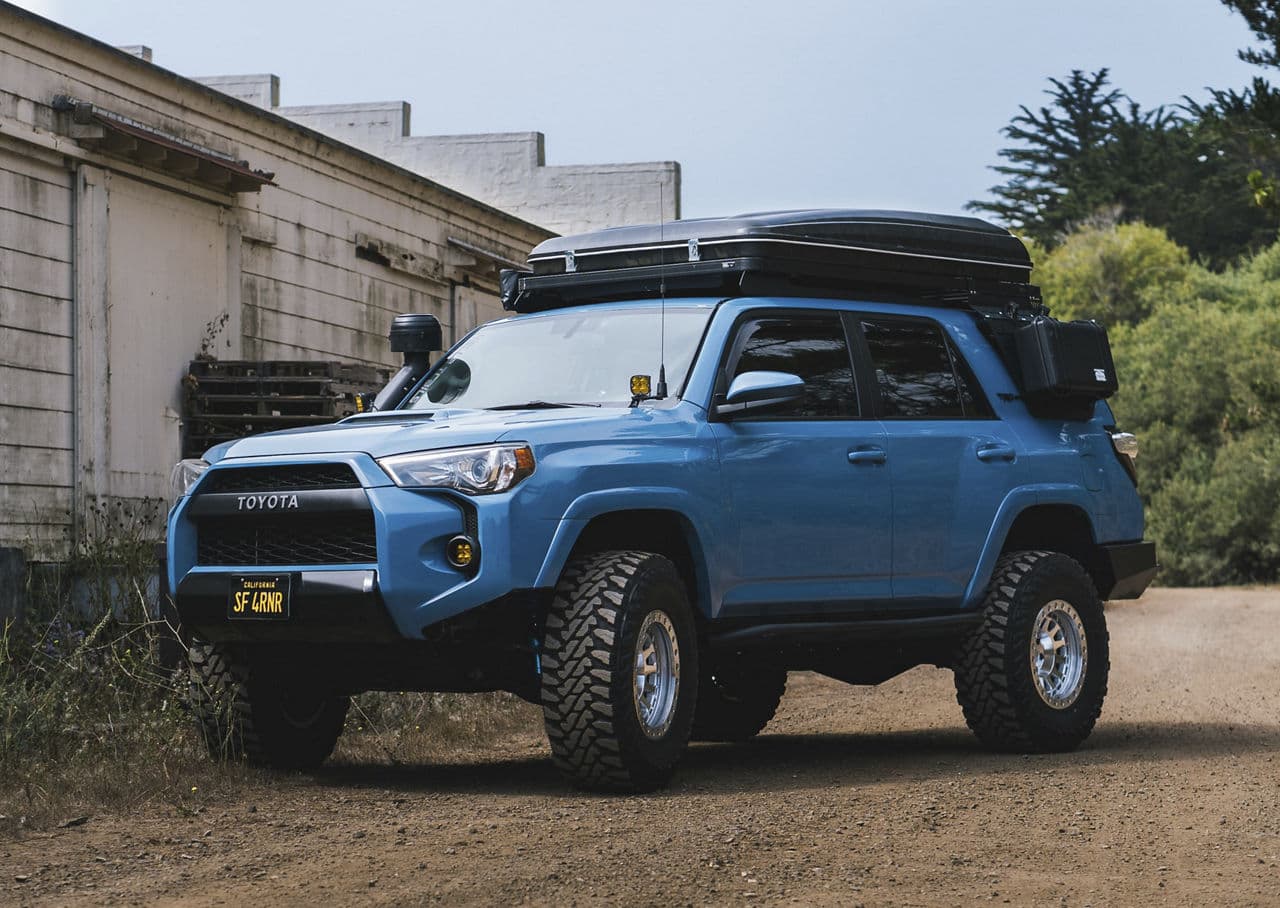 Detail view of 2021 Toyota 4Runner with truck suv wheels