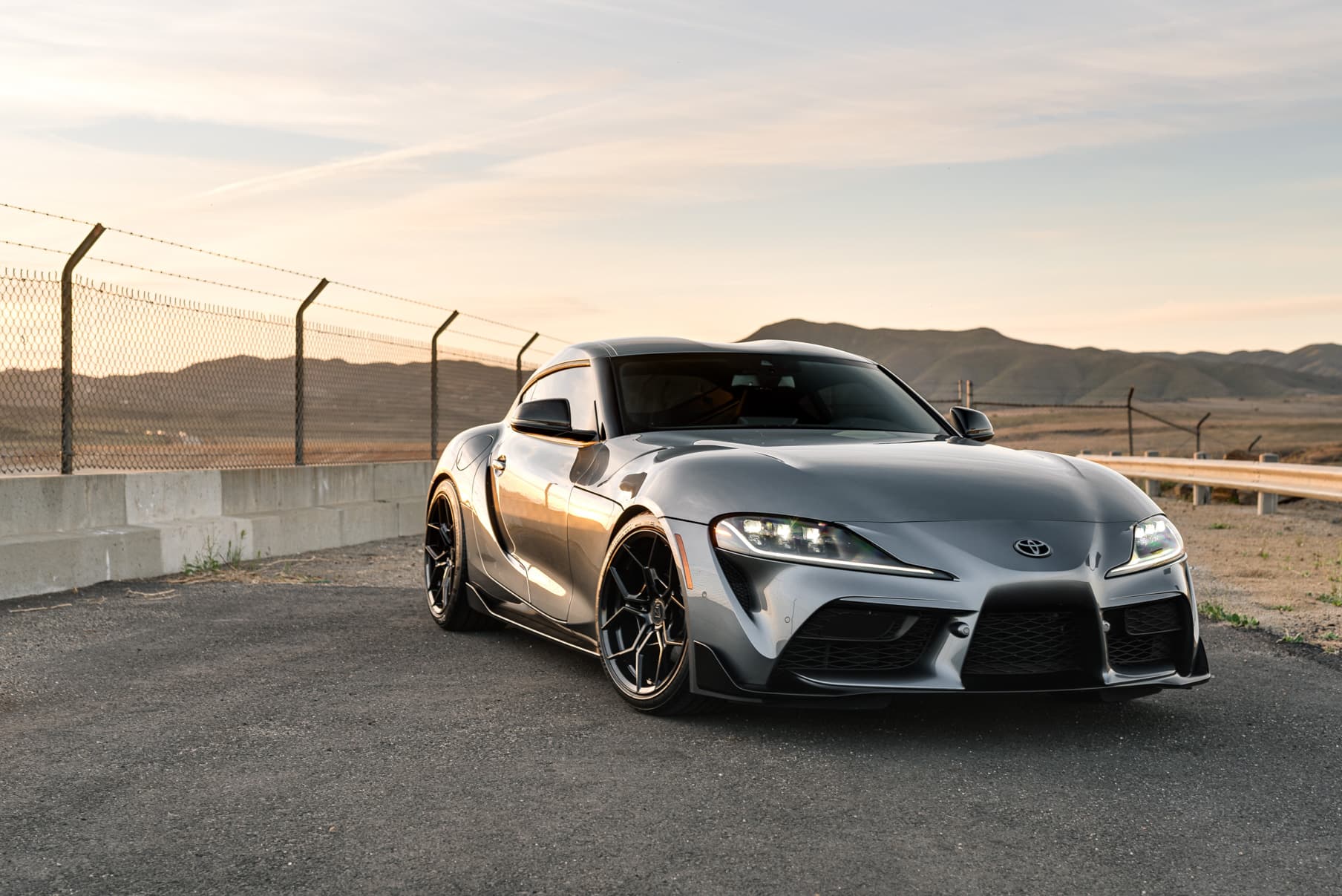 2021 Toyota Supra — wheels, front view
