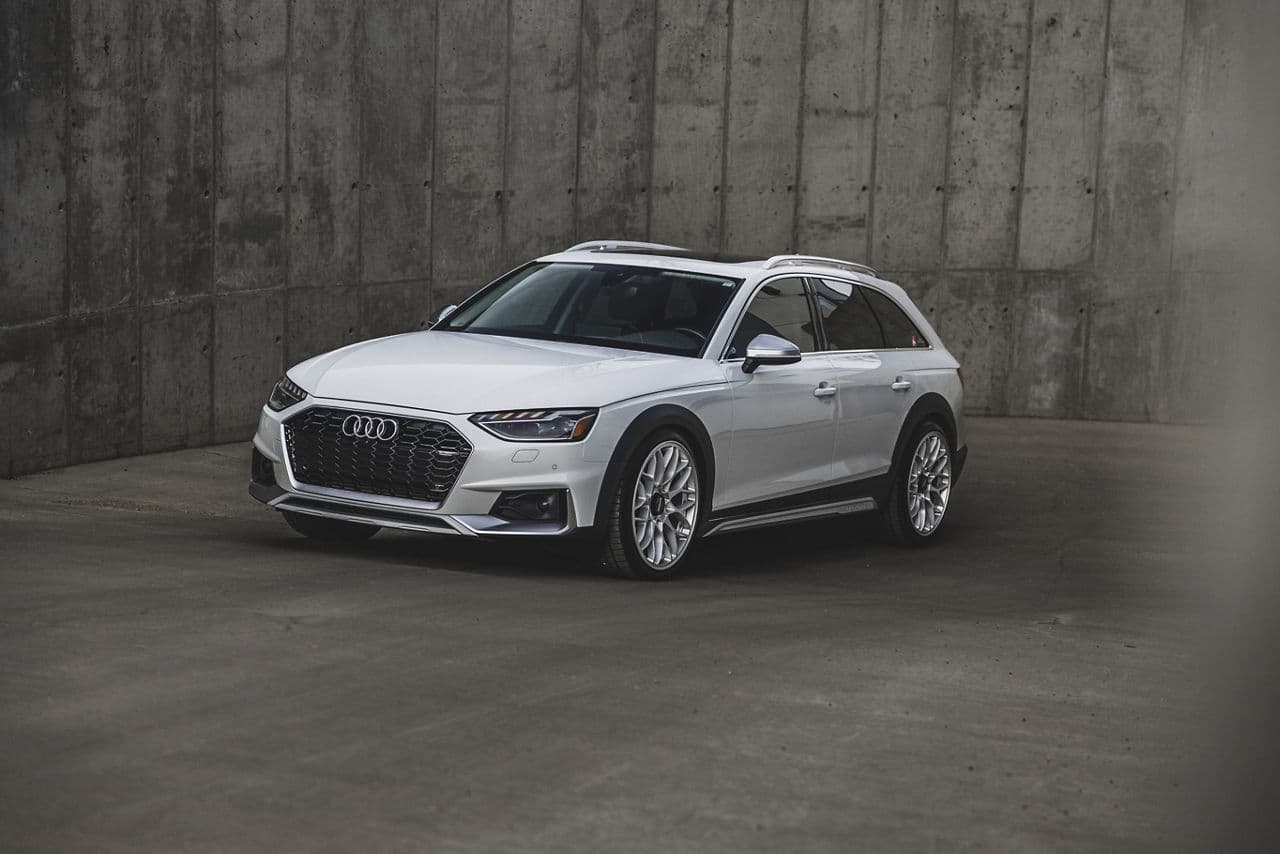 Front view of 2022 Audi Allroad with wheels