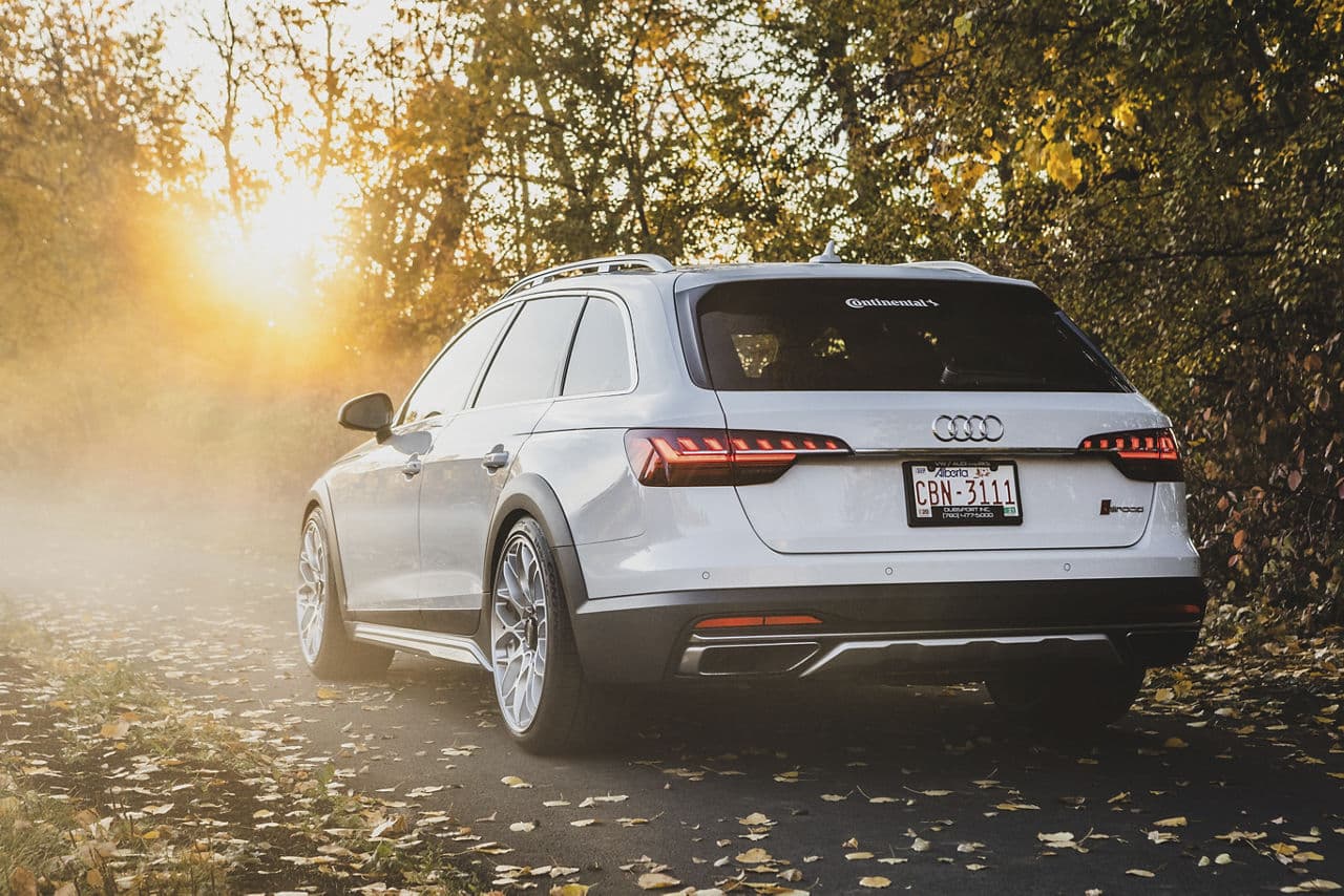 Detail view of 2022 Audi Allroad with wheels
