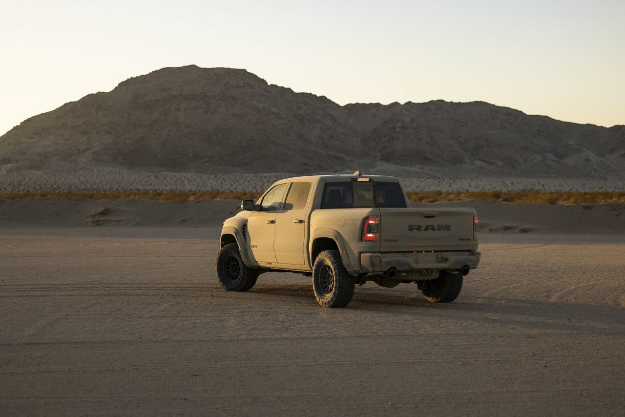 Detail view of 2022 Dodge Ram TRX with truck suv wheels