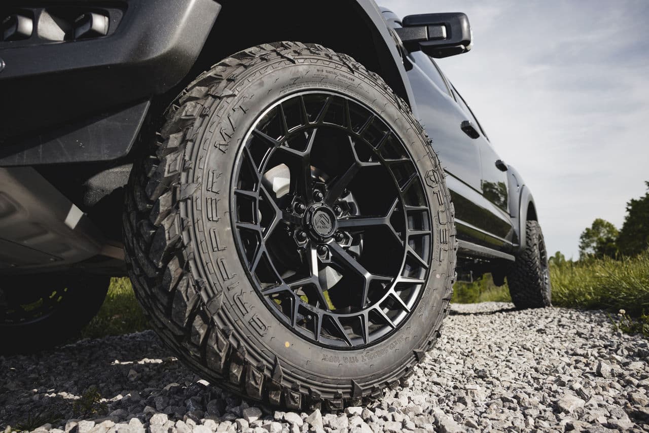 Interior of 2022 Ford F150 Raptor with truck suv wheels