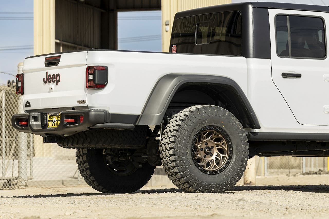 Interior of 2022 Jeep Gladiator with truck suv wheels