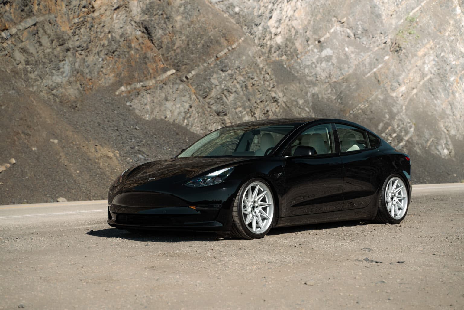 2022 Tesla Model 3 — wheels, rear view